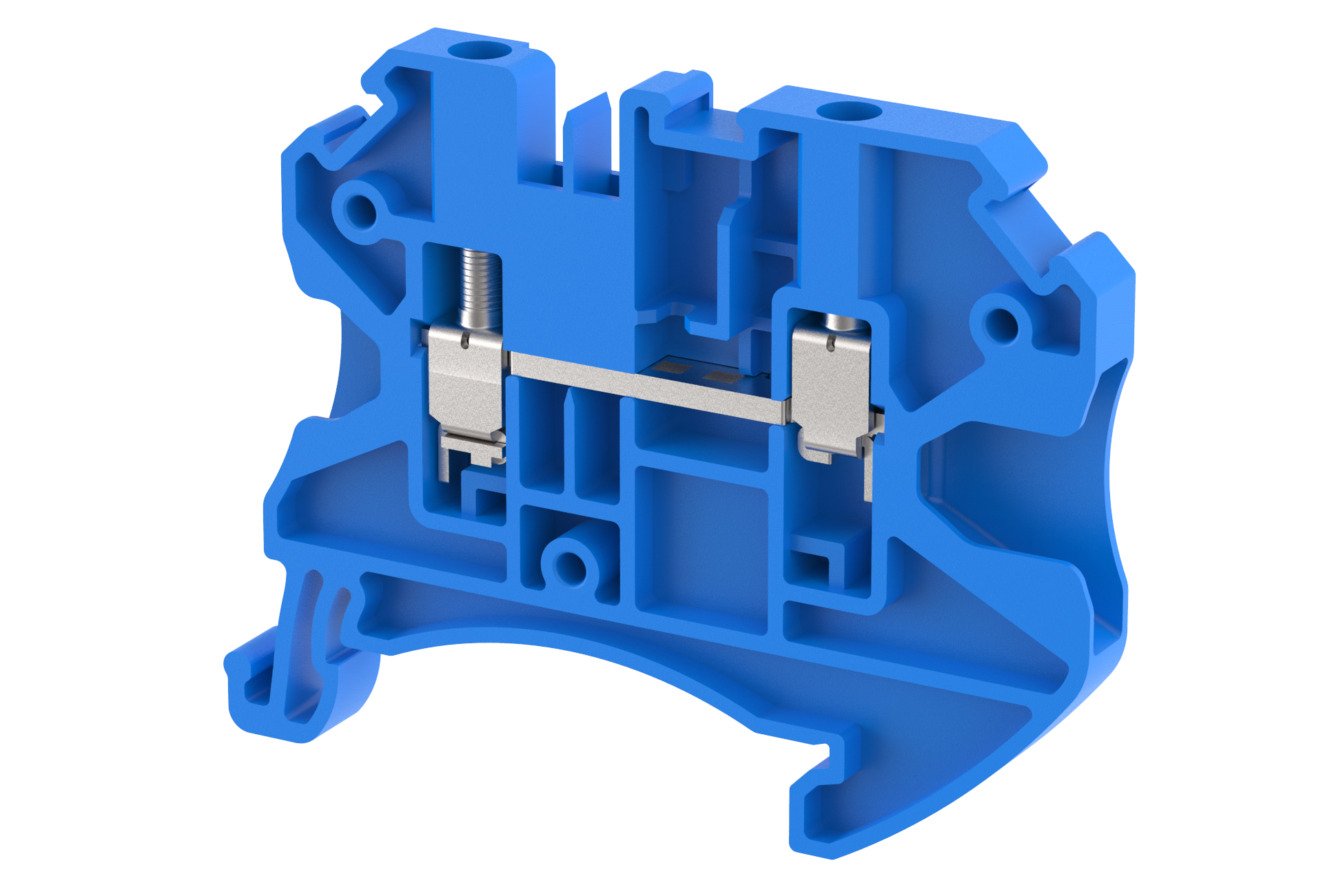1202010001 Клемма проходная синяя TQ2.5-BLUE