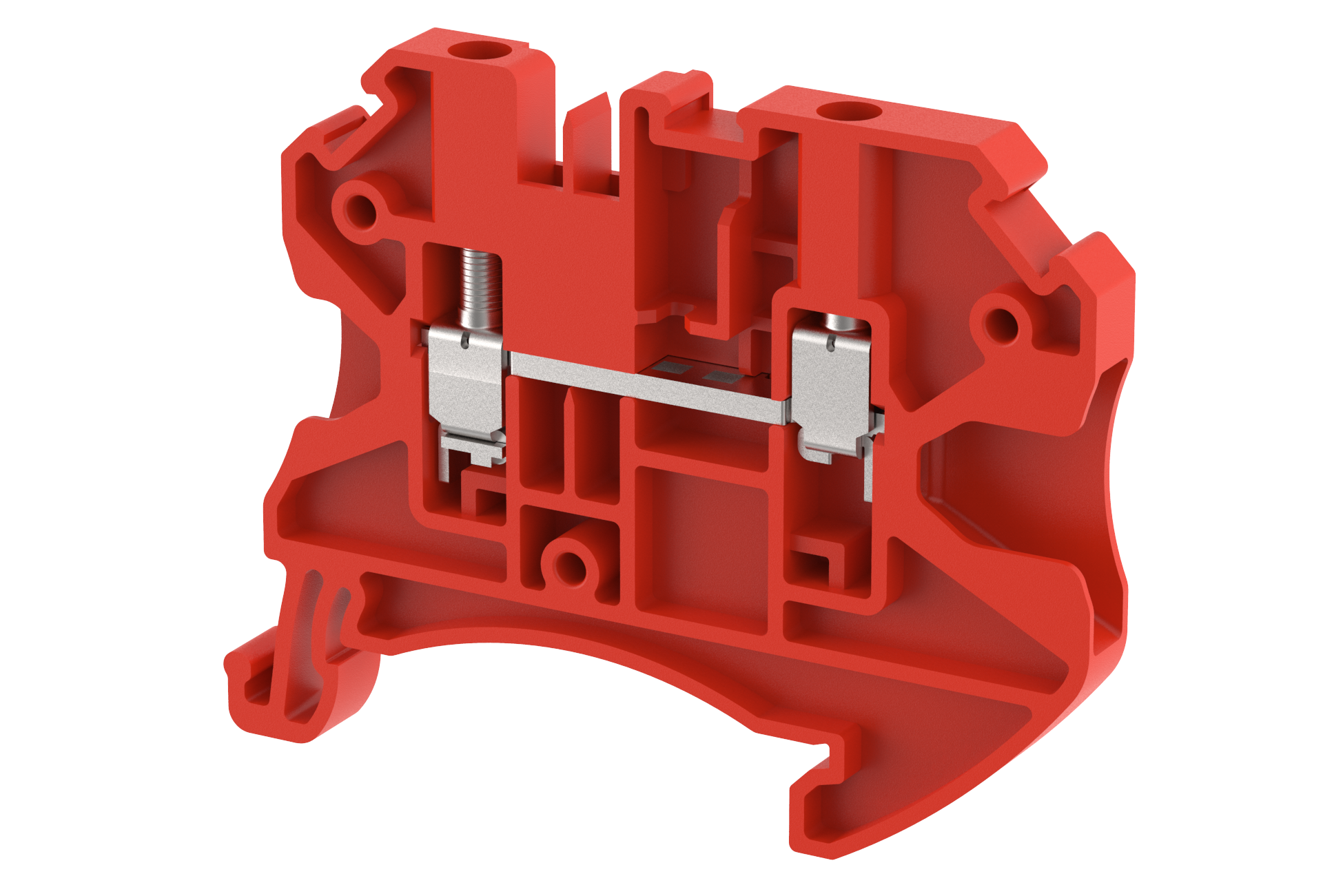 1202010002 Клемма проходная красная TQ2.5-RED