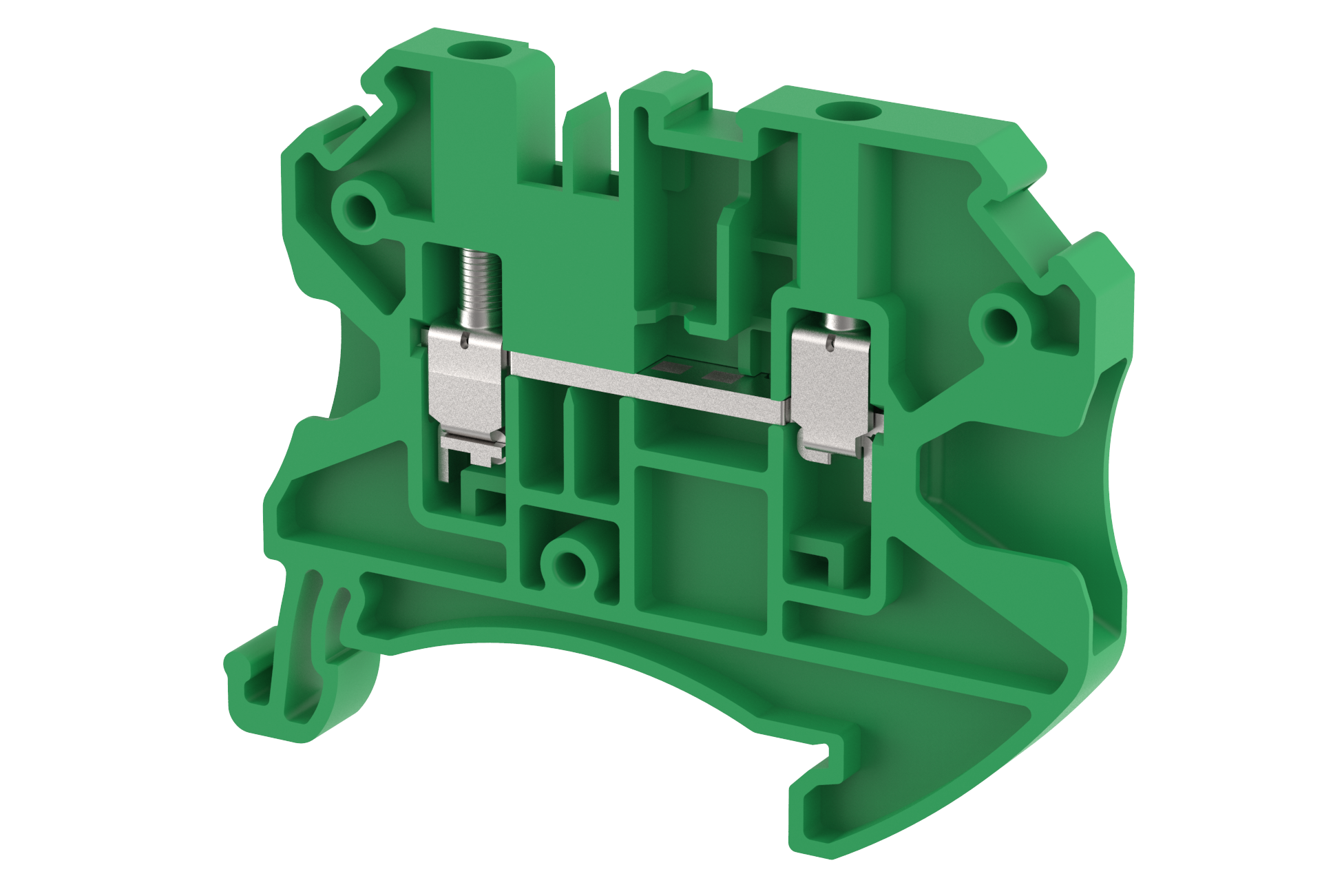 1202010003 Клемма проходная зеленая TQ2.5-GREEN