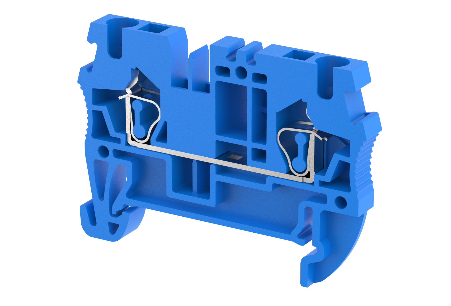 2102010001 Клемма проходная синяя SQ2.5-BLUE