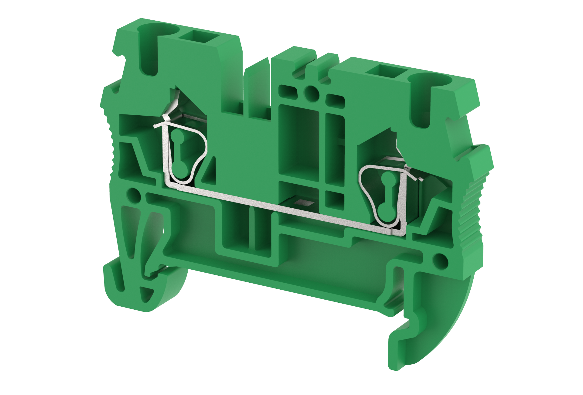 2102010003 Клемма проходная зеленая SQ2.5-GREEN