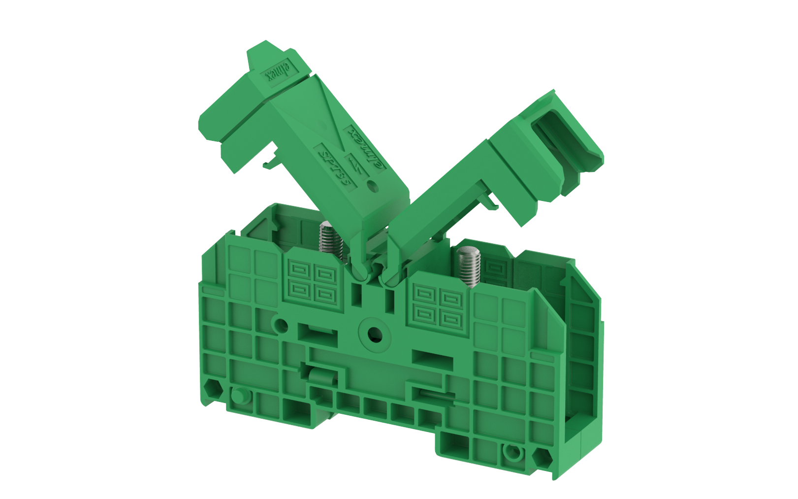 4308450003 Клемма проходная болтовая зеленая SPT35XL-GREEN