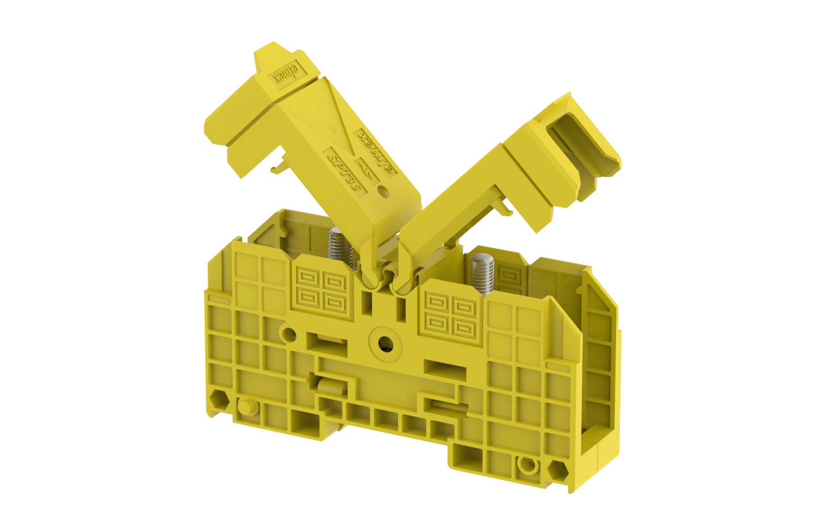 4308450004 Клемма проходная болтовая желтая SPT35XL-YELLOW