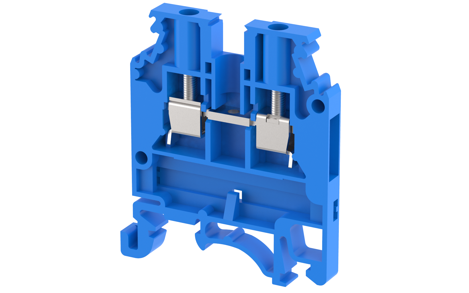 1102010001 Клемма проходная синяя KUT2.5N-BLUE