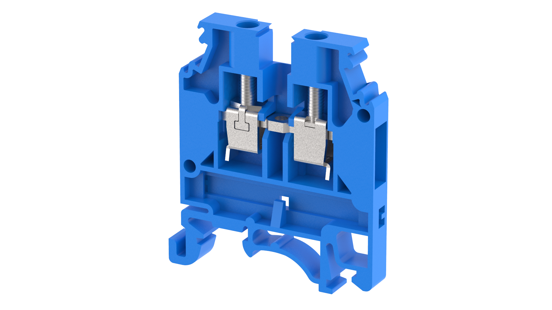 1103010001 Клемма проходная синяя KUT4N-BLUE