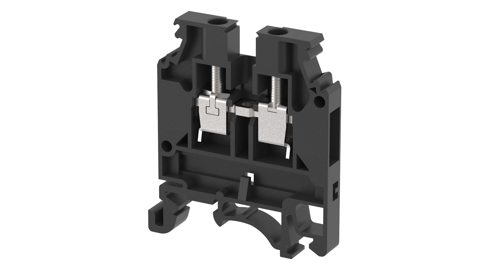 1103010005 Клемма проходная черная KUT4N-BLACK