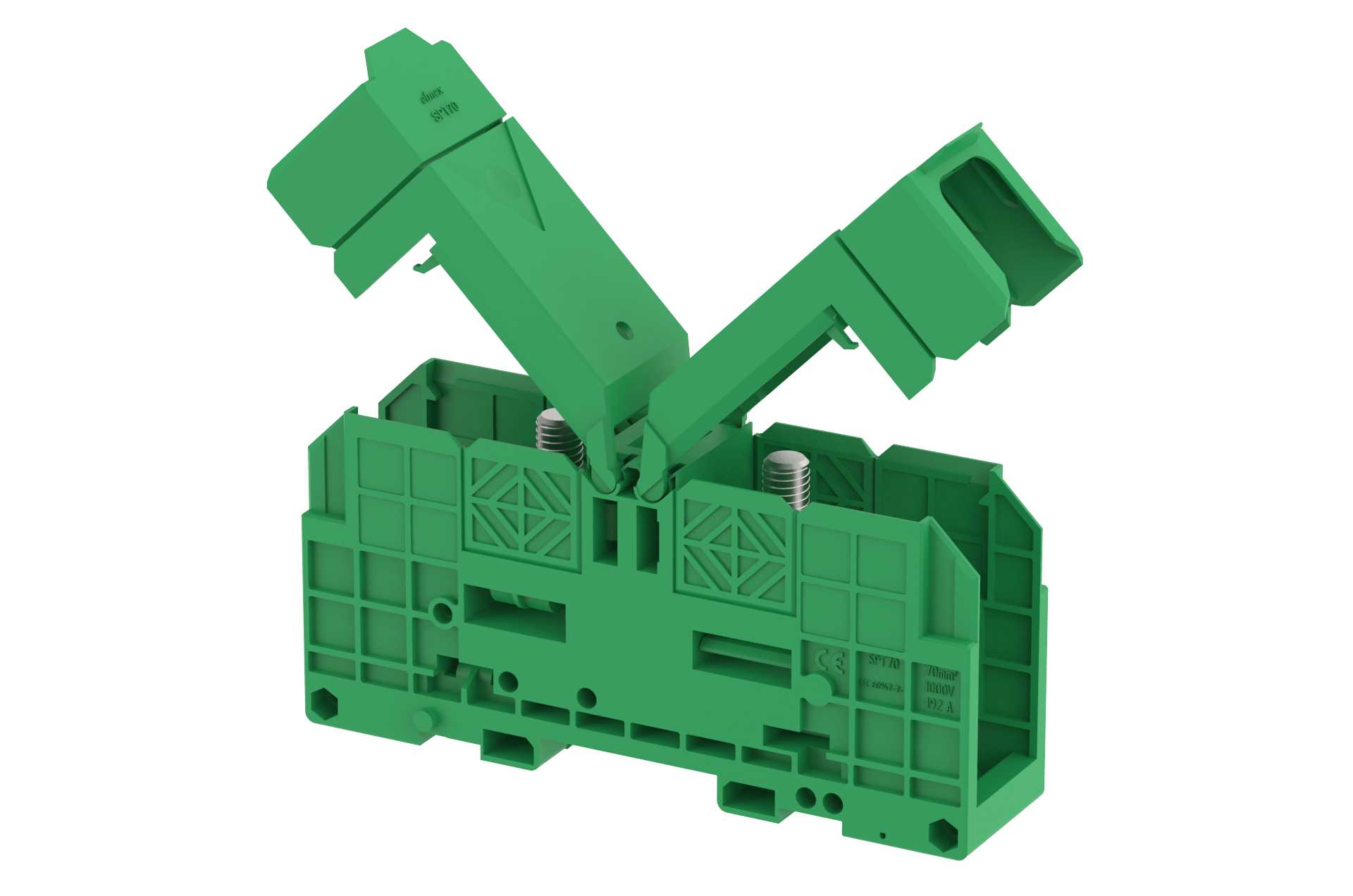 4310450003 Клемма проходная болтовая зеленая SPT70XL-GREEN