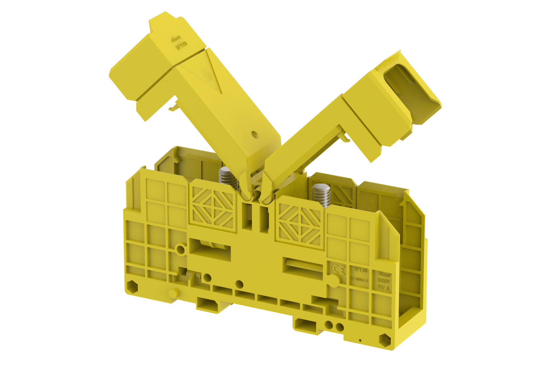 4310450004 Клемма проходная болтовая желтая SPT70XL-YELLOW