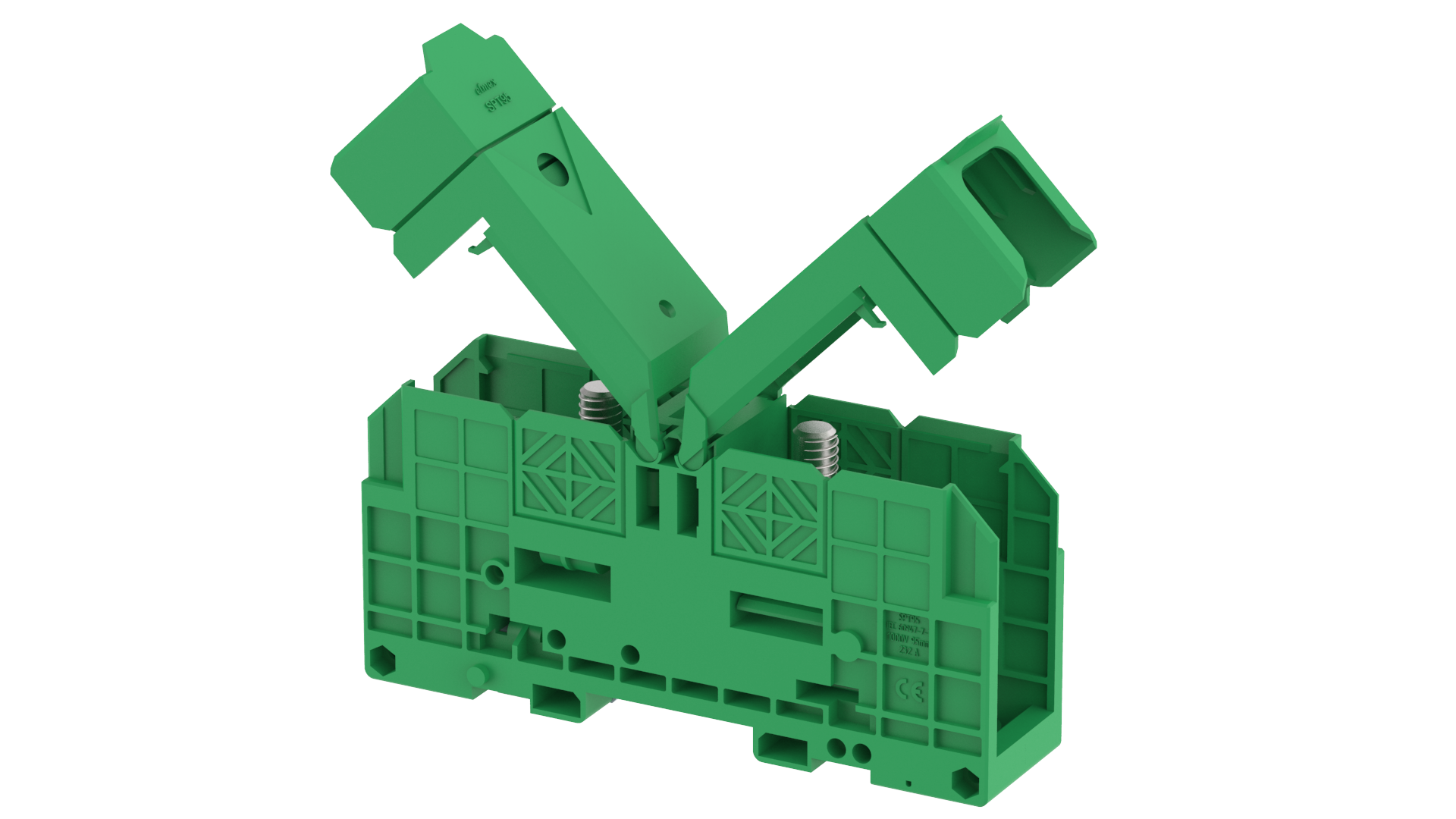 4311450003 Клемма проходная болтовая зеленая SPT95XL-GREEN