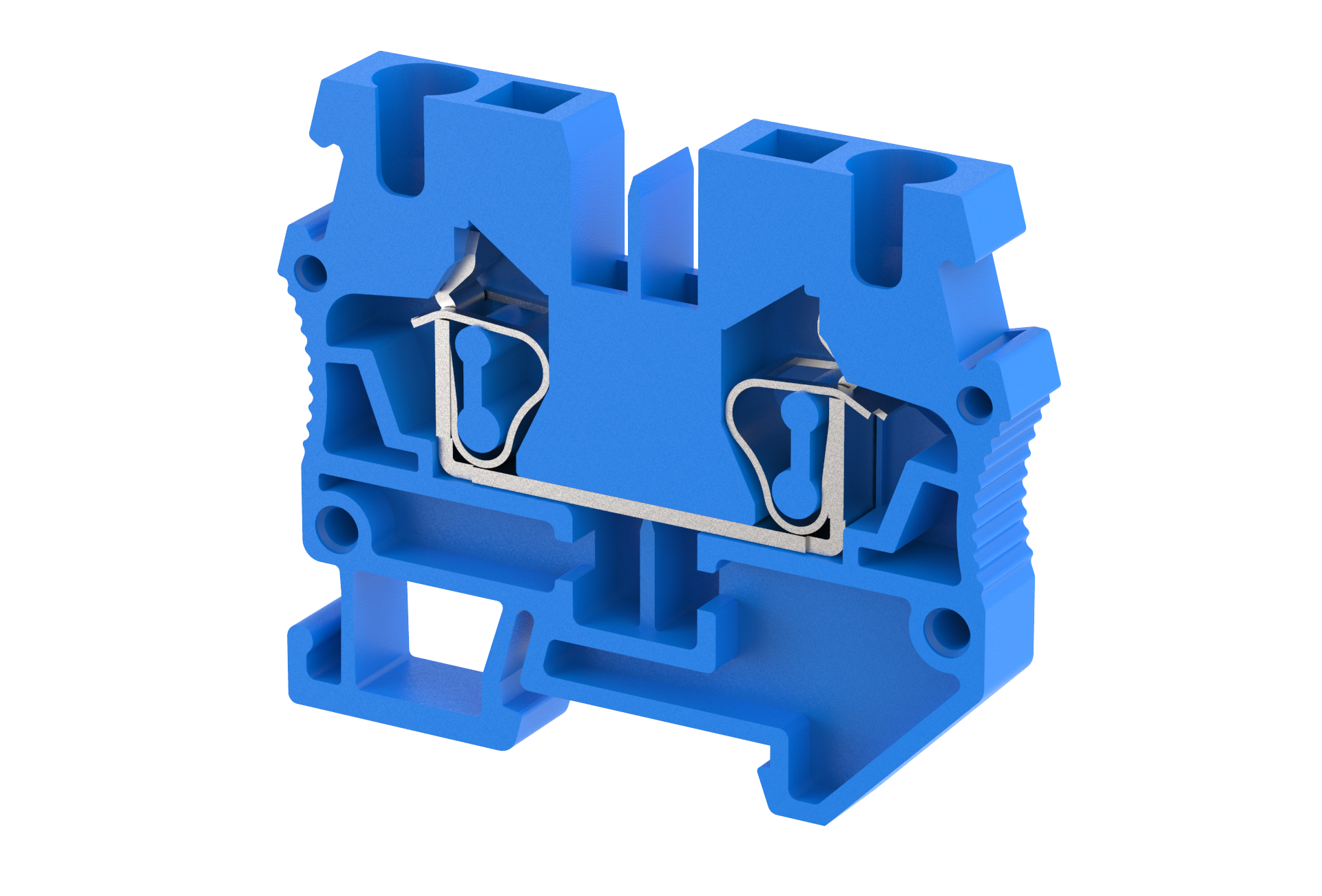 2402240001 Миниклемма проходная синяя SQM2.5-BLUE