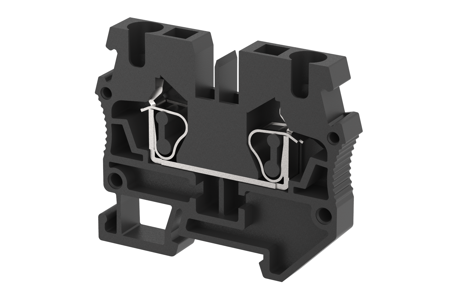 2402240005 Миниклемма проходная черная SQM2.5-BLACK