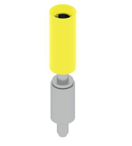 3907010004 Тестовый адаптер желтый KULTD6TS-YELLOW